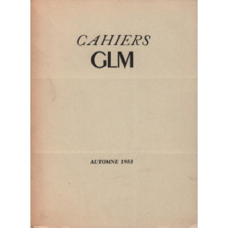 Cahiers GLM : automne 1955 / 4 dessins de jacques villon