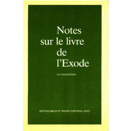 Notes sur le livre de l'exode