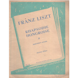 Rhapsodie hongroise II / erleichterte ausgabe / piano solo
