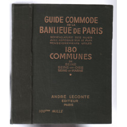 Guide commode de la banlieue de Paris : 180 communes de SEINE...