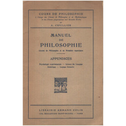 Manuel de philosophie / appendices