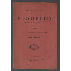 Rigoletto (opéra en 4 actes édition de 1938)