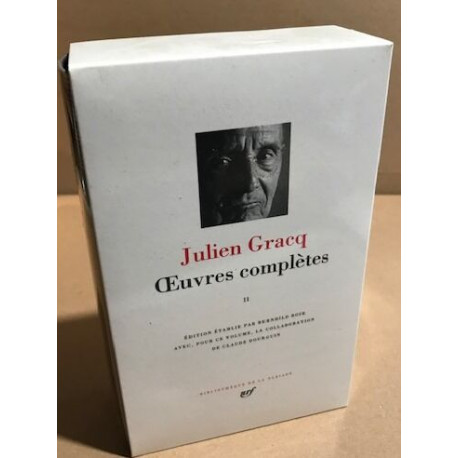 Oeuvres complètes / tome II / edition établie par Bernhild Boie