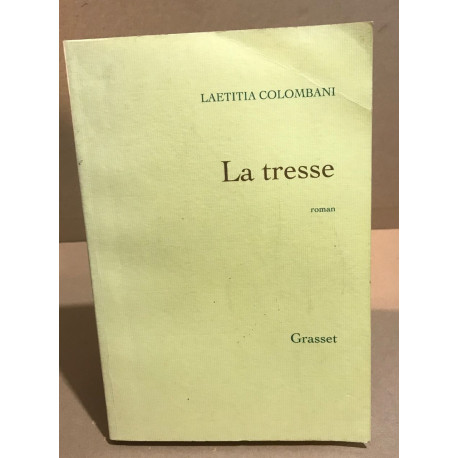  La tresse - Colombani, Laetitia - Livres