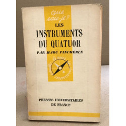 Les instruments du quatuor