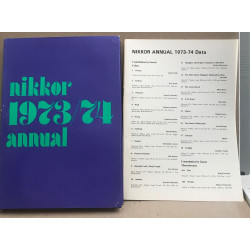 Nikkor 1973/74 annual / bien complet d'un fascicule renseignant...