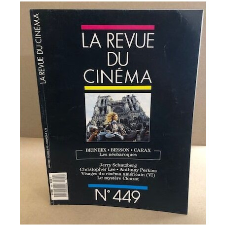 La revue du cinéma cine scoop n° 449