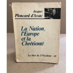 La nation l'europe et la chretienté