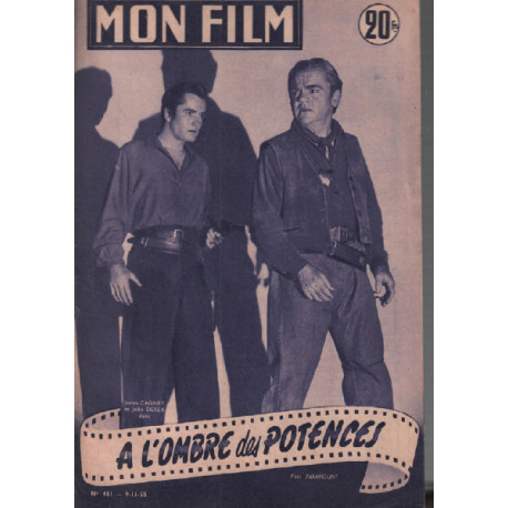 A l'ombre des potences / revue mon film n° 481 james cagney john derek