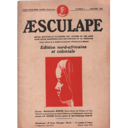 Aesculape / edition nord -africaine et coloniale / janvier 1935 /...