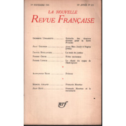 La nouvelle revue litteraire n° 215