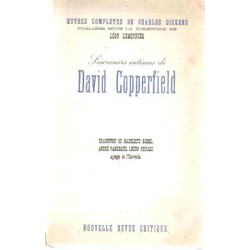 Souvenirs intimes de david copperfield