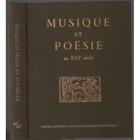 Musique et poésie au XVIe siècle