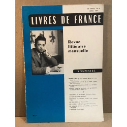 Livres de France Revue littéraire mensuelle/avril 1959 / numero...