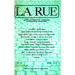 La Rue N°24 / Revue Culturelle Et Litteraire D'expression Anarchiste