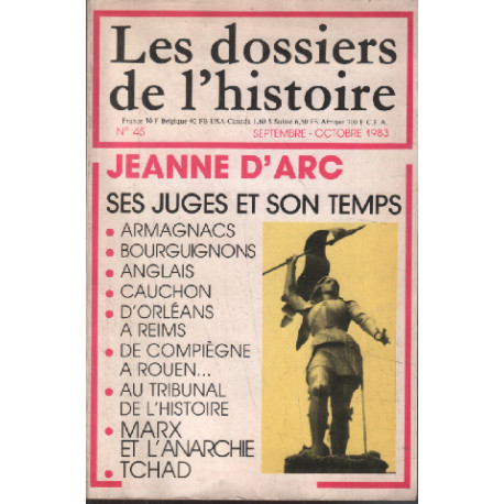 Les Dossiers De L'histoire - N°45 - Sept-Oct 1983 / Jeanne D'arc -...