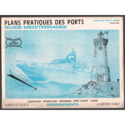 Plans pratique des ports / guide méditerranée ( 90 ports )