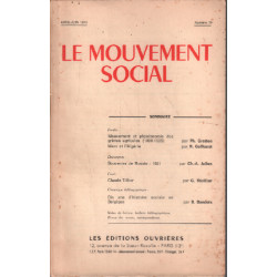 Le mouvement social n° 71 / mouvement et physionomie des grèves...