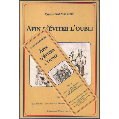 Afin d'éviter l'oubli (Les hommes les idées les lettres les arts...