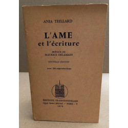 L'ame et l'écriture