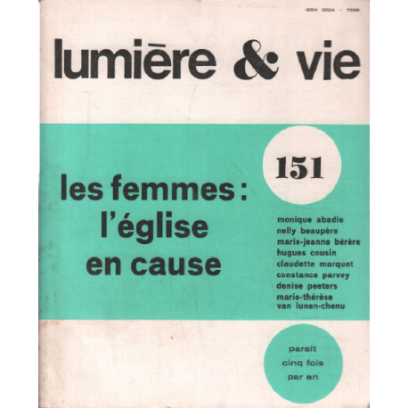 Les femmes : l'eglise en cause