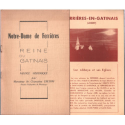 Notre dame de Ferrières : reine du gatinais (notice historique + 1...