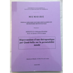 Répercussions d'une thérapeutique par Quad-Hélix sur la...