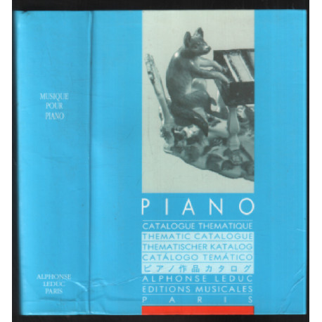 Musique pour Piano : catalogue thematique