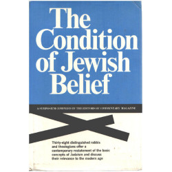 The condition of jewish belief