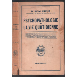 Psychopathologie de la vie quotidienne