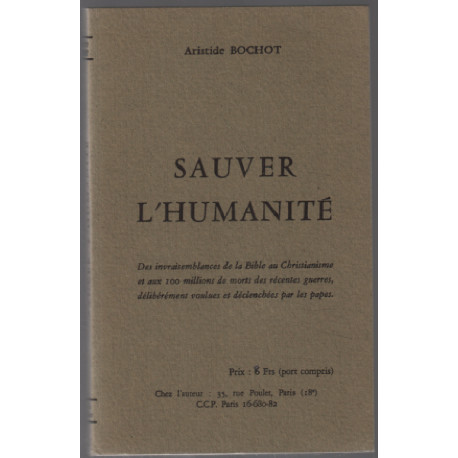 Sauver l'humanité