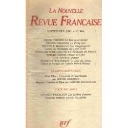 La nouvelle revue française n°466 / EO numerotée sur velin ( n° 6)