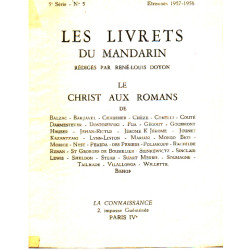 Les livrets du mandarin n° / 5° serrie / le christ aux romans