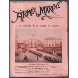 Le ministre de la guerre en algérie / revue armée et marine n° 89