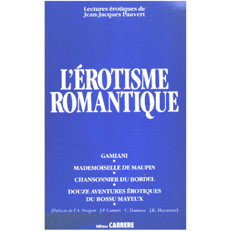 L'erotisme romantique