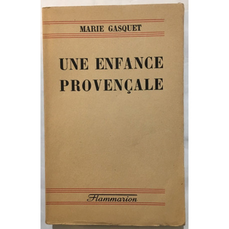 Une enfance provencale