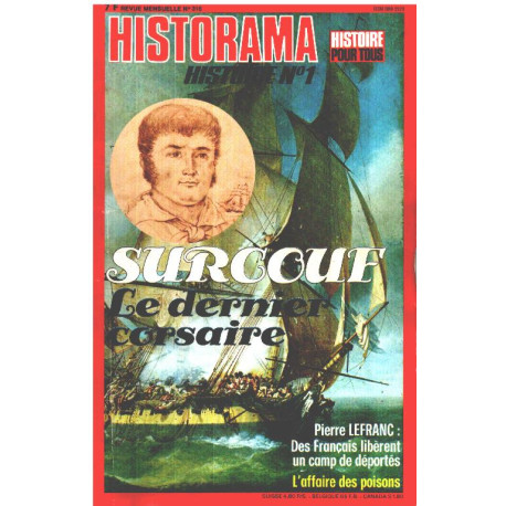 Revue historama n° 316 / surcouf le dernier corsaire