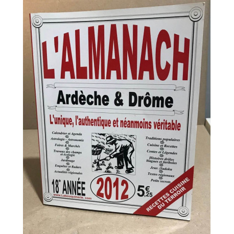 L'almanach Ardèche et Drôme 2012