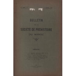 Bulletin de la societé prehistorique du maroc/ 1932 : koehler...