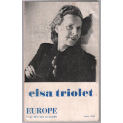 Elsa triolet / revue europe 1971