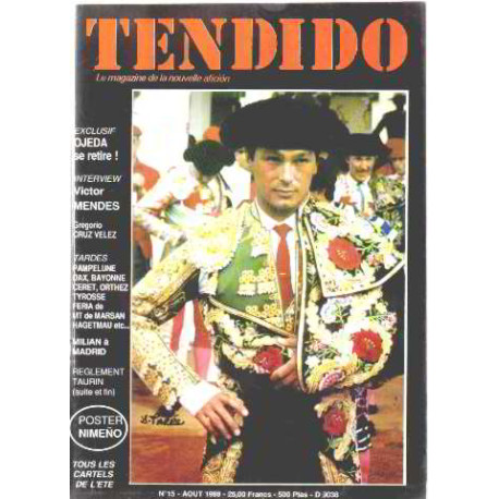 Tendido n°15 / le magzine de la nouvelle aficion / ojeda se retire...