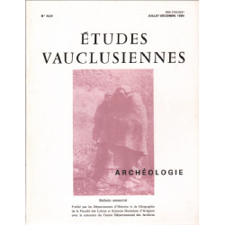 Etudes vauclusiennes n° XLIV / archeologie