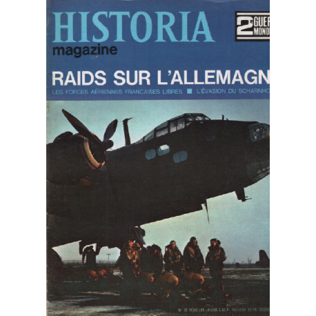 2ème guerre mondiale / historia magazine n° 33 raids sur l'allemagne