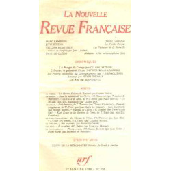 La nouvelle revue française n° 396 / EO numerotée sur velin ( n° 6)