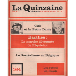 La quinzaine litteraire n° 164 / gide et la petite dame -barthes :...