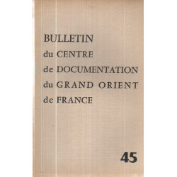 Bulletin du centre de documentation du grand orient de france n) 45