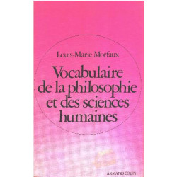 Vocabulaire de la philosophie et des sciences humaines