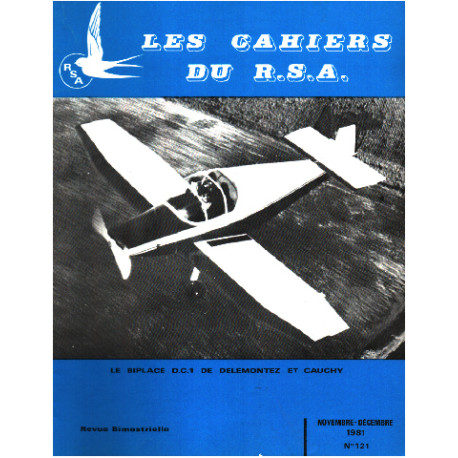 Les cahiers du R.S.A. n° 121 / le biplace DC1 de delmontez et cauchy