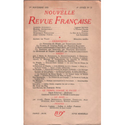 La nouvelle revue française n° 71