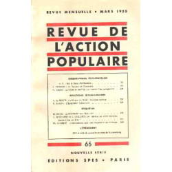 Revue de l'action populaire n° 66